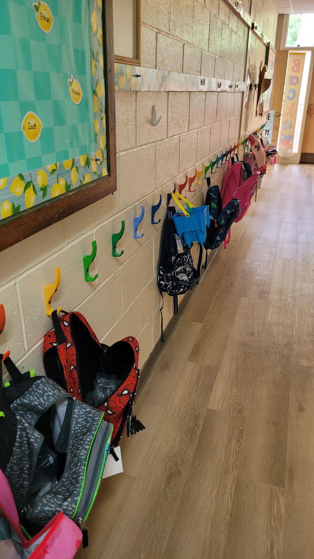 Toughooks in a school cloakroom