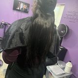 Customer photo of Virgin Brazilian Straight Bundle