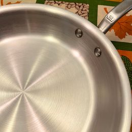 14 Stainless Steel Frying Pan w/ Hollow Metal Handle – JRJ Food