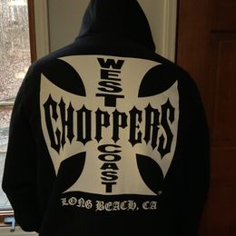 WCC - OG CROSS HOODY - Black – West Coast Choppers