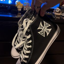 Warrior Hi-Tops - Black – West Coast Choppers