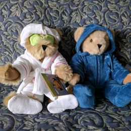 15 In. Hoodie-Footie Bear, Blue