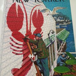 Seaside Café - 500 Piece New Yorker Jigsaw Puzzle – New York