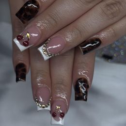 XXL Square Nail Tips (Not C-Curve) - 2XL Extra Long Straight Shape easier to apply