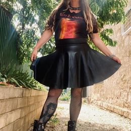 Route 66 Ultra High Waisted Skater Skirt – BlackMilk Clothing