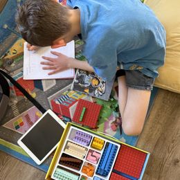 Customer photo from the review "This class was easy to explain to my kid multiplications with multiples digits. Normally, he has trouble with math but this class was very …"
