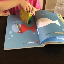 Customer photo from the review "Fun coloring and drawing book"