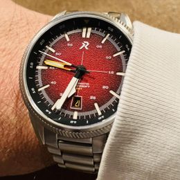 Fortitude GMT - Crimson Red – RZE Watches