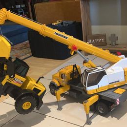 MACK Granite Liebherr crane truck – Bruder – Bruder Toy Shop