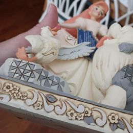 m i aさま専用Disney Traditions White wood 6体 White Woodland Ariel – Jim Shore