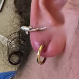 Geometric Huggie Hoop Earrings
