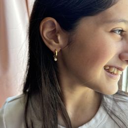 Geometric Huggie Hoop Earrings