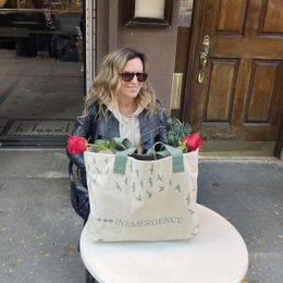 I am obsessed with this hoodie! It's lightweight and so perfectly designed. I can wear it over yoga clothes or dress it up a bit with the i…