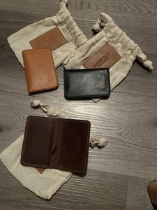 Figueroa Slim Fold Over Leather Wallet - Rust Brown – Parker