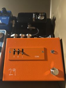 29 Pedals EUNA Elite Effect Pedal, Russo Music Exclusive Orange