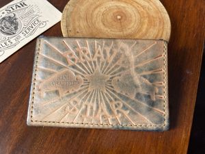 The 21.5oz Heavyweight Selvedge Denim & Leather Slim Wallet