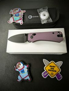 Baby Banter 2 Pocket Knife - Purple Aluminum - Nitro V