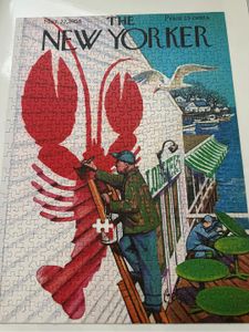Seaside Café - 500 Piece New Yorker Jigsaw Puzzle – New York