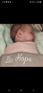 Evie Stretch Swaddle Lilac