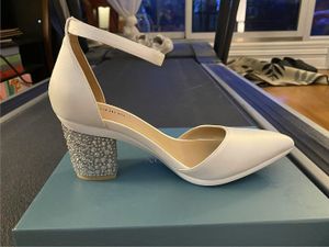 The D'Orsay - White Satin + Stiletto Heel Kit 4 White