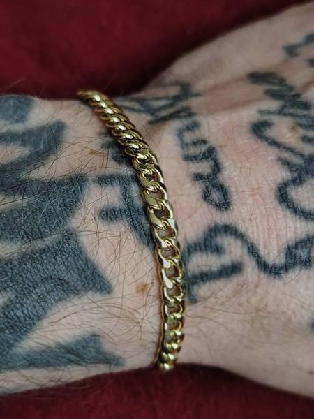 Customer photo of 18K Cuban Link bracelet
