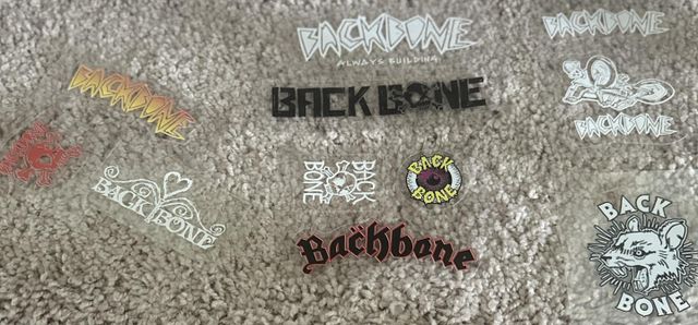 Backbone BMX Sticker Sheet