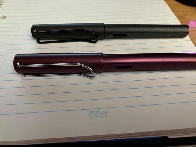 LAMY AL-Star Fountain Pen, Black Purple - F (Fine)